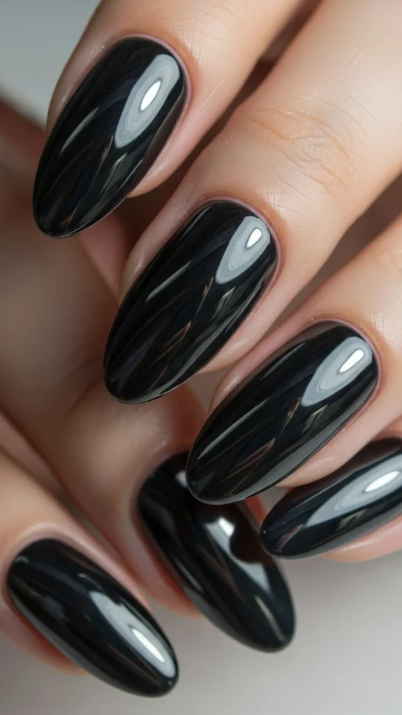 Glossy Black Chrome with Controlled Shine