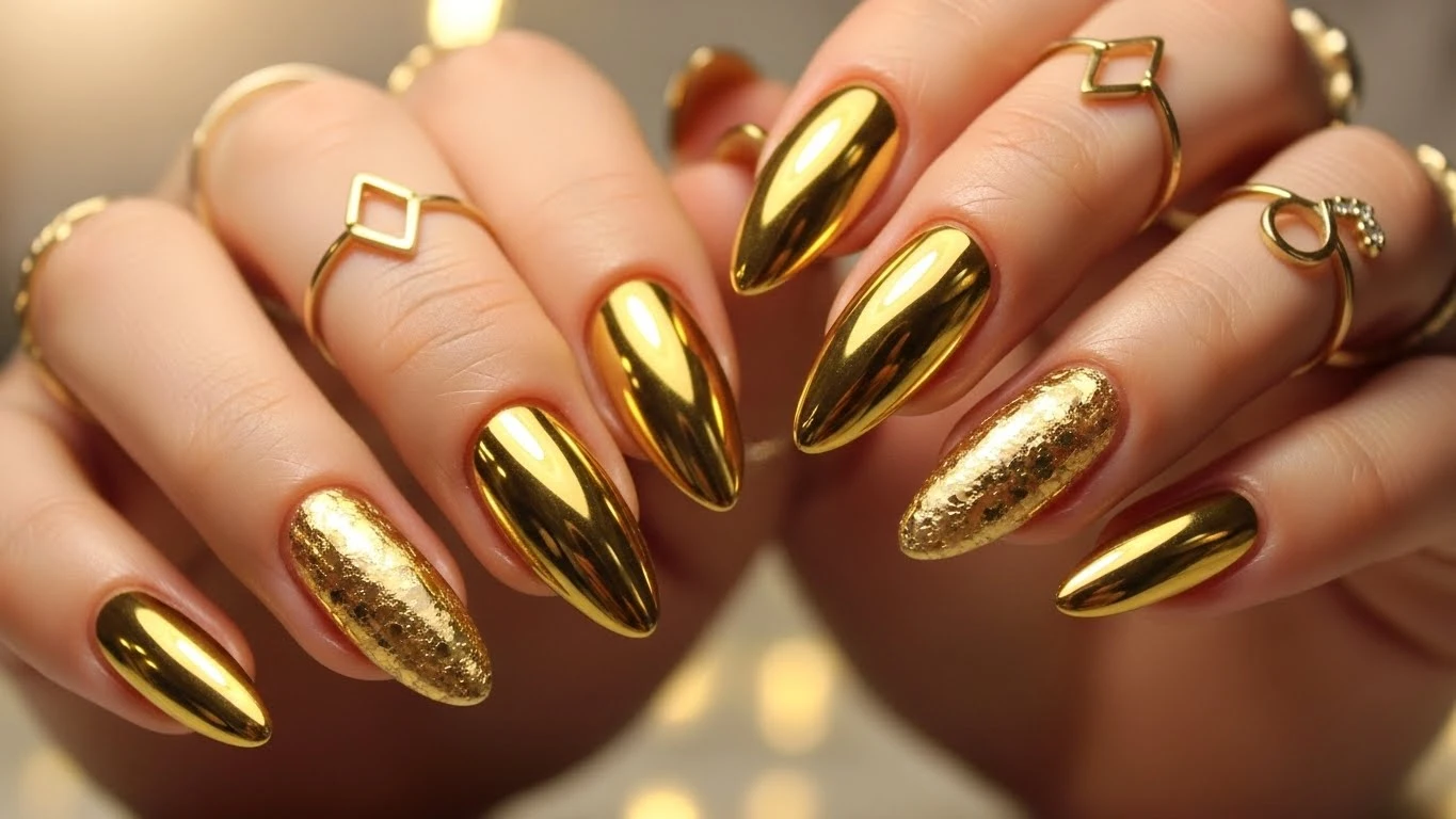 Gold nails