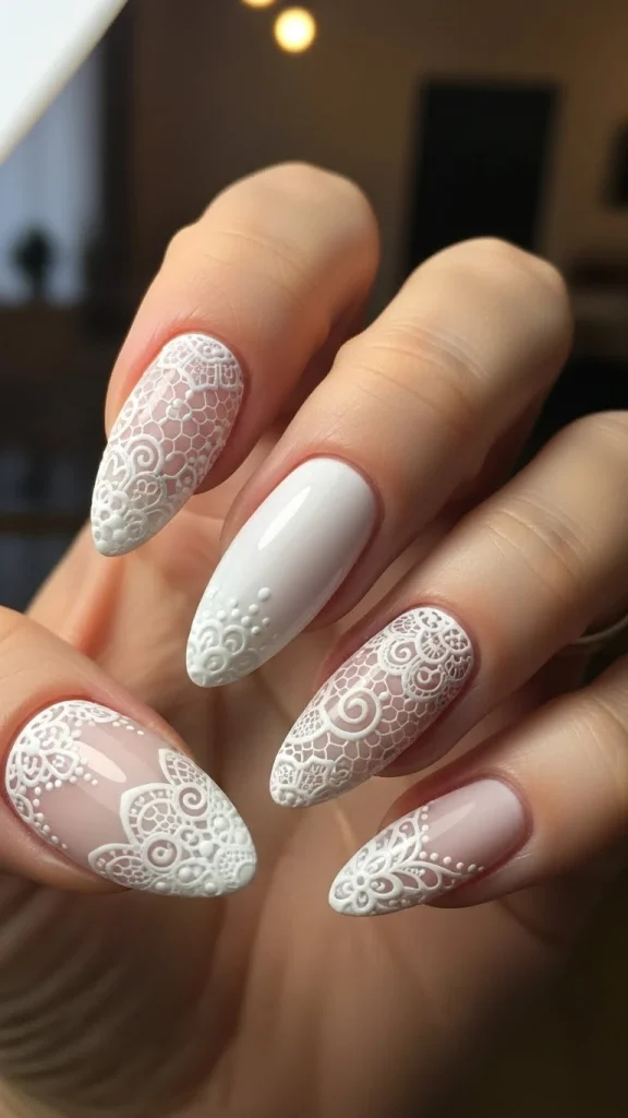 Lace-Inspired Soft White Details