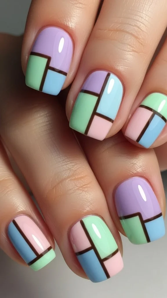 Light Color Blocking with Gentle Contrast