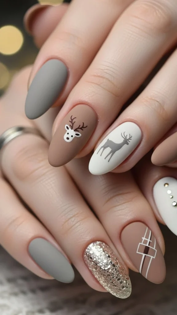 Matte Neutrals for a Modern Holiday Look