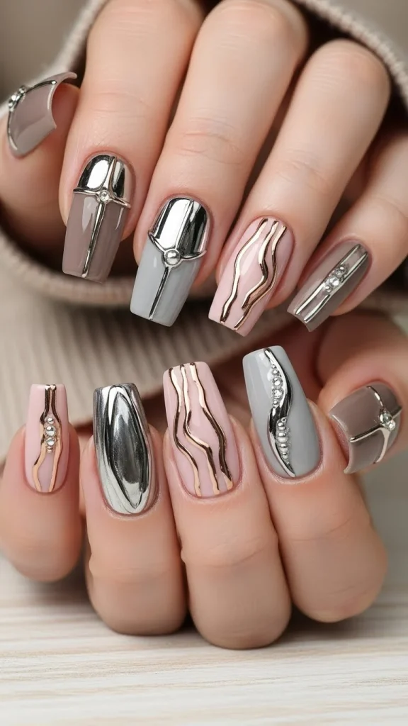 Metallic Details with Subtle Height