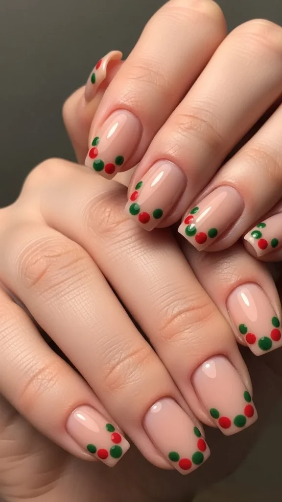 Minimal French with Seasonal Colors