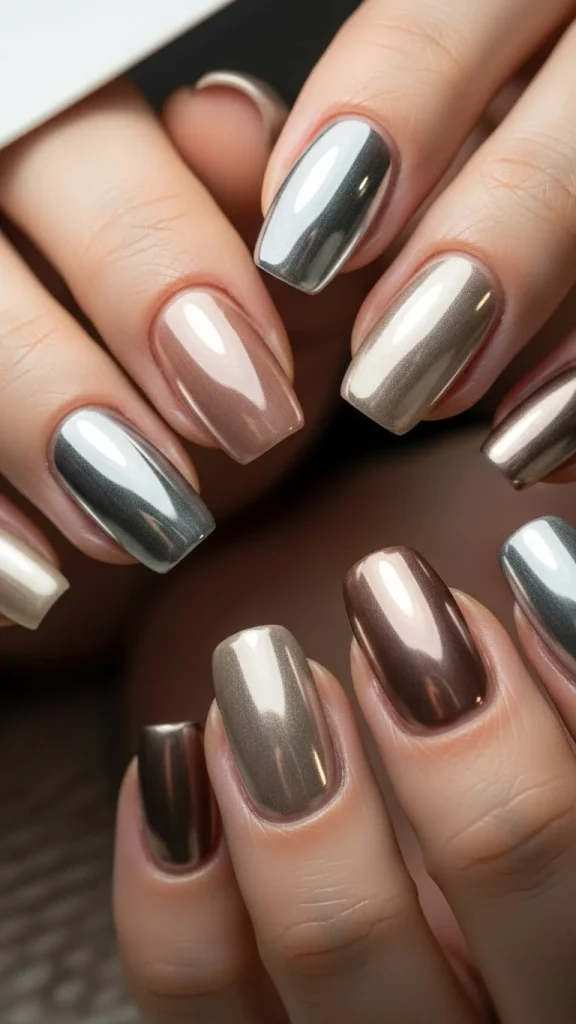 Mirror-Finish Neutrals That Catch Light Softly