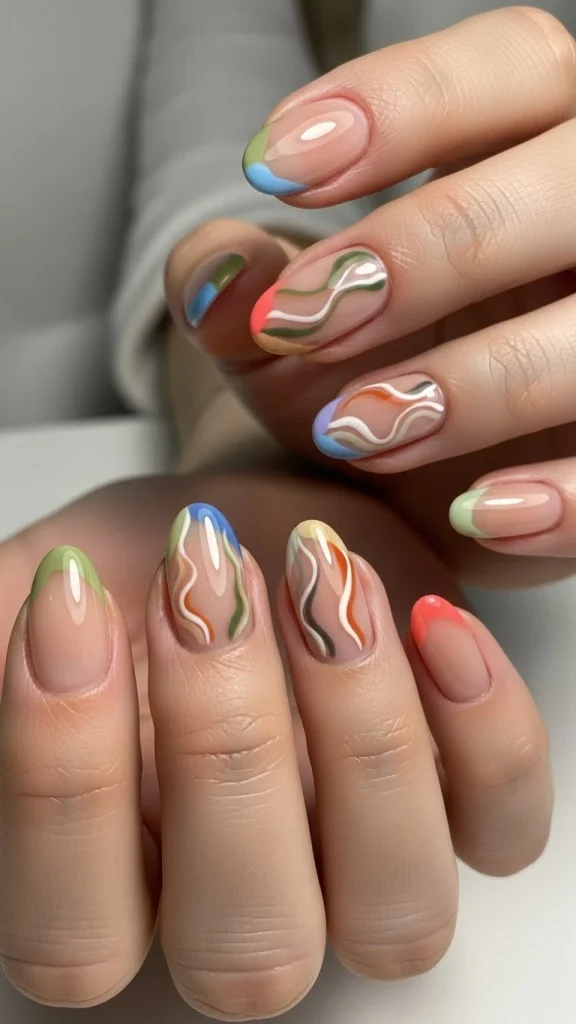 Natural Shapes Enhanced with Color Tips
