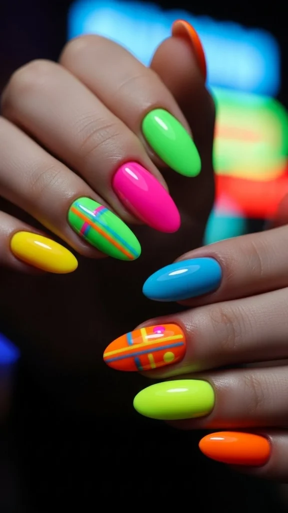 Neon Colour Pops for Bold Personalities