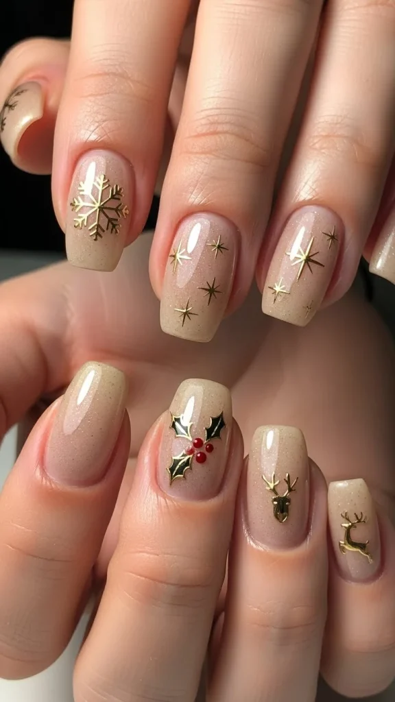 Neutral Beige with Micro Shimmer
