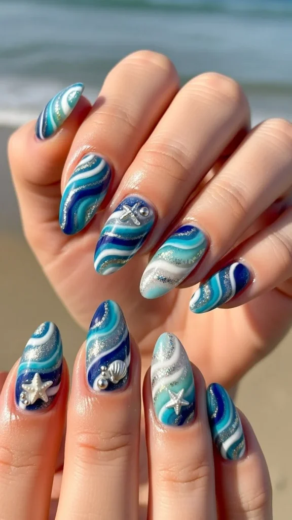 Ocean Wave Swirls