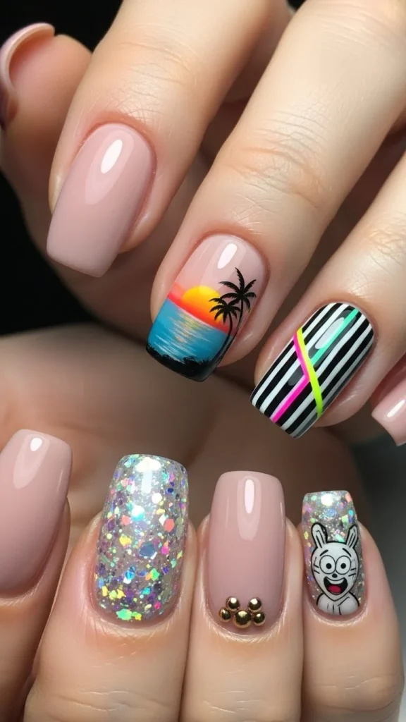 One Accent Nail That Changes the Mood