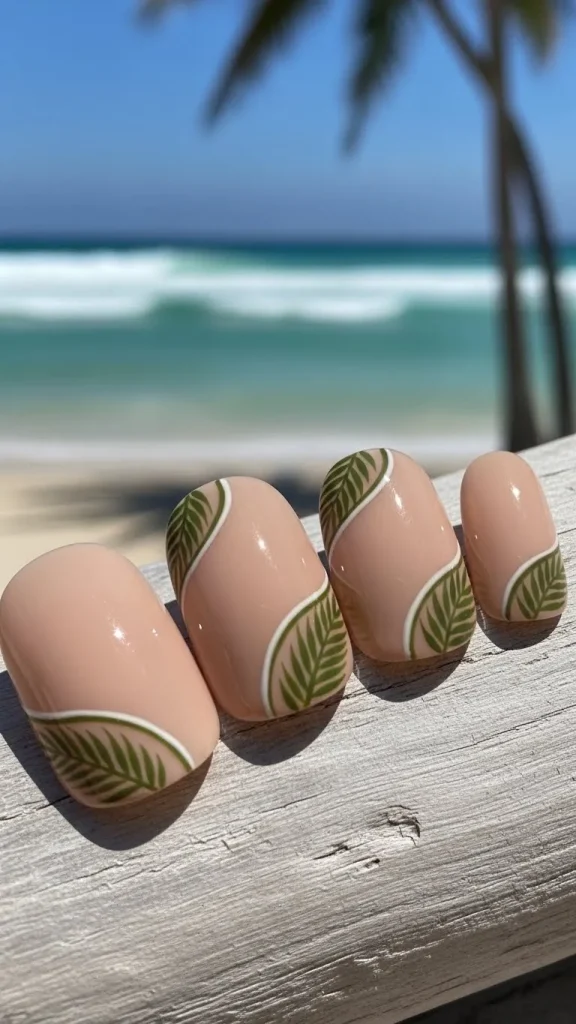 Palm-Line Accents for a Relaxed Tropical Mood