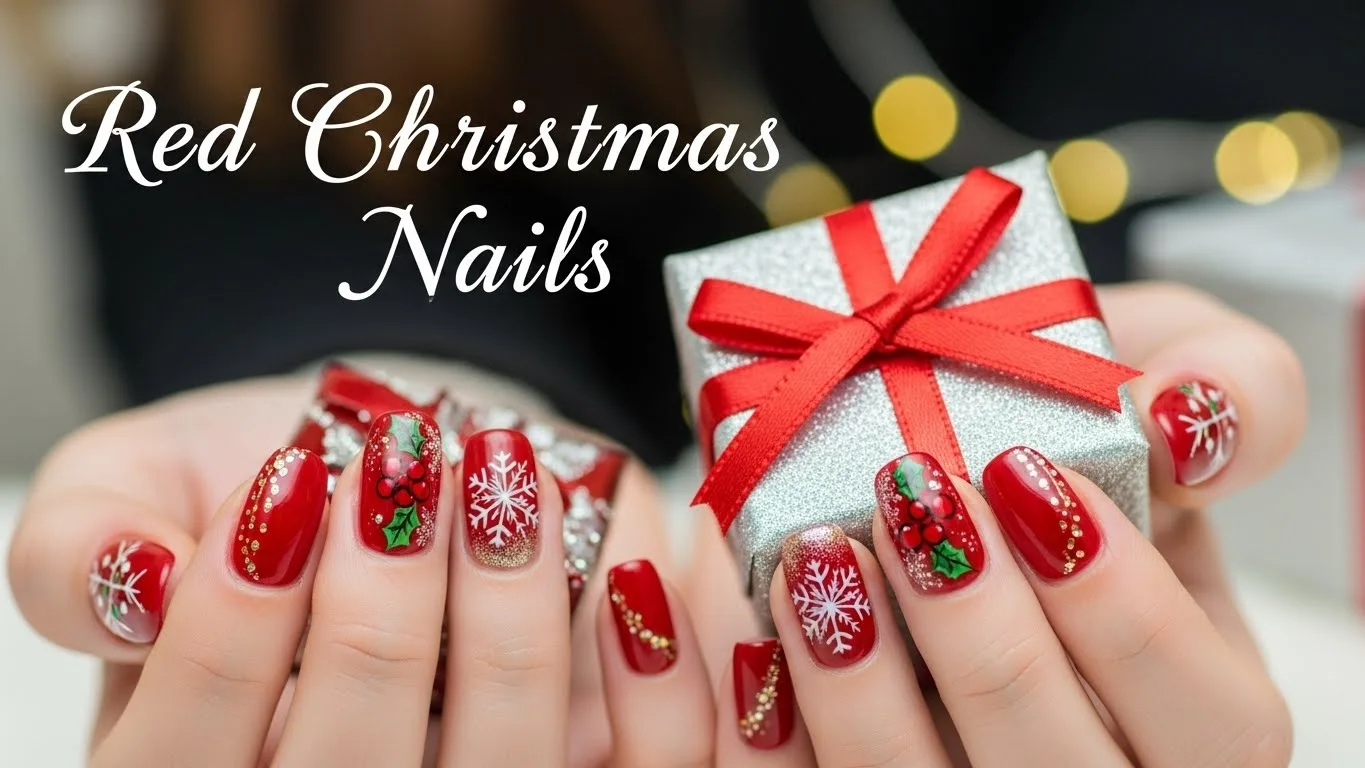 Red Christmas Nails