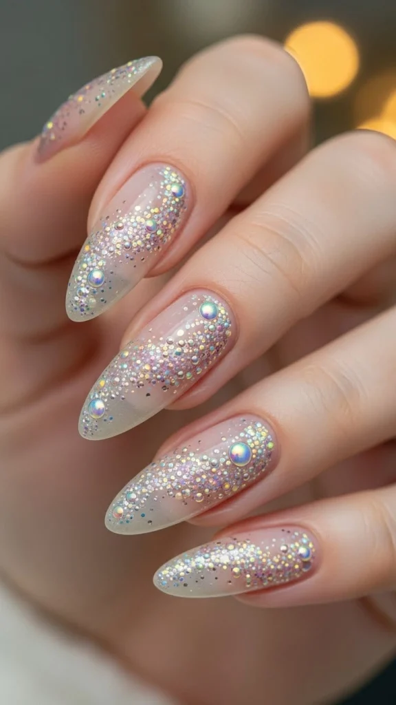 Shimmer Dot Trails for a Light Sparkle