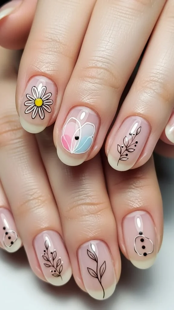 Simple Floral Marks with Minimal Lines