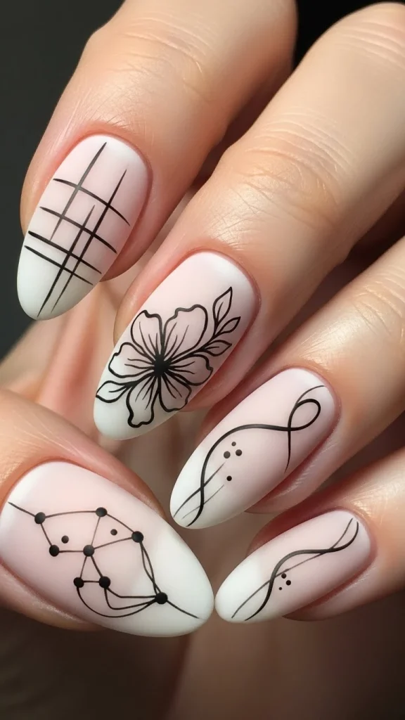 Single Stroke Lines for Simple Graphic Detail