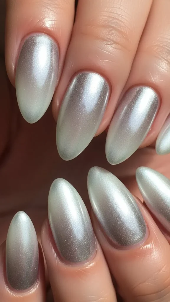 Soft Chrome Mist for a Light Metallic Glow