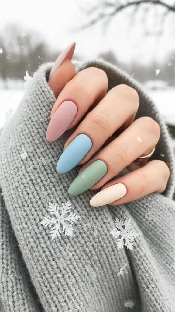 Soft Pastels That Work in Cold Weather