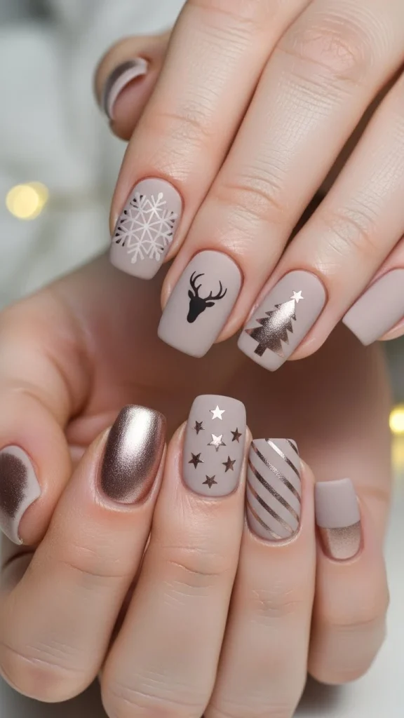 Soft Taupe with Matte Texture