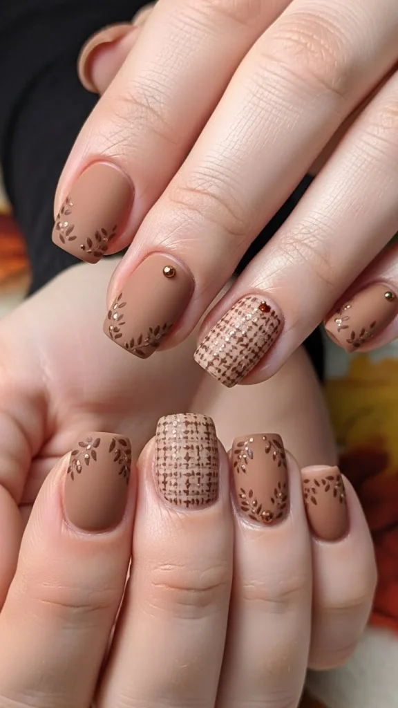 Subtle Brown Micro-Details