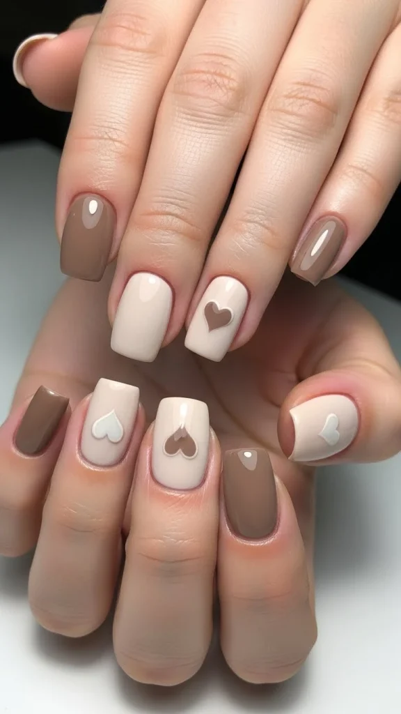 Subtle Heart Accents in Neutral Colors (2)