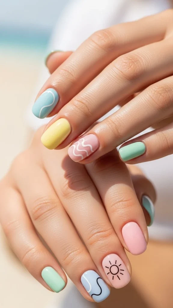 Summer Nails Designed Around Ease