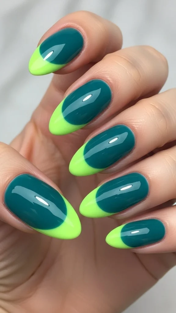 Teal Contrast Tips