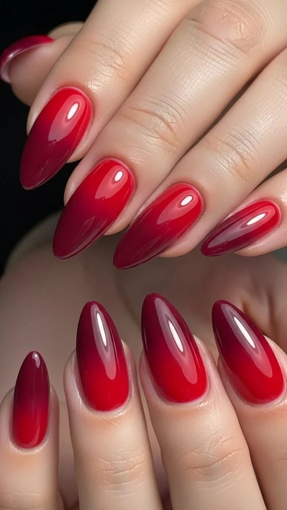 Two-Tone Crimson and Cherry Blend