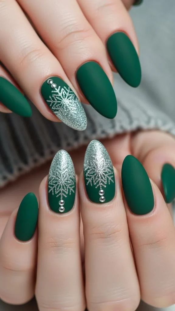 Winter Nail Art Using Subtle Accent Details