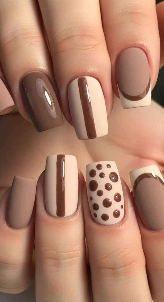 Matte Neutrals with Gloss Contrast