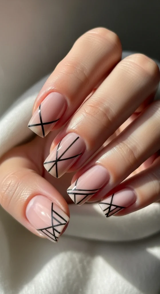 Neatly Trimmed Nails with Sharp Elegant Lines