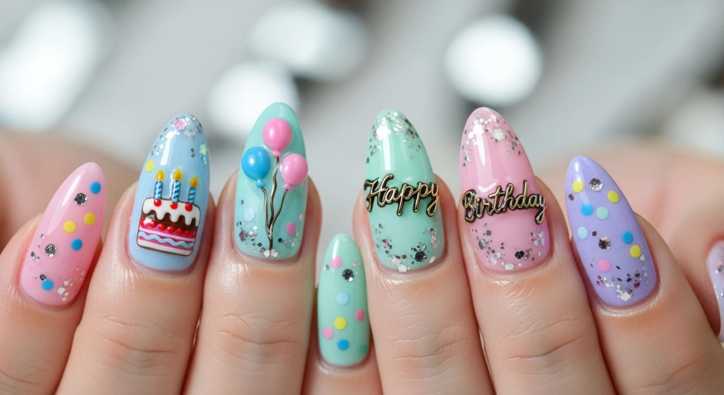 Birthday Nail Ideas