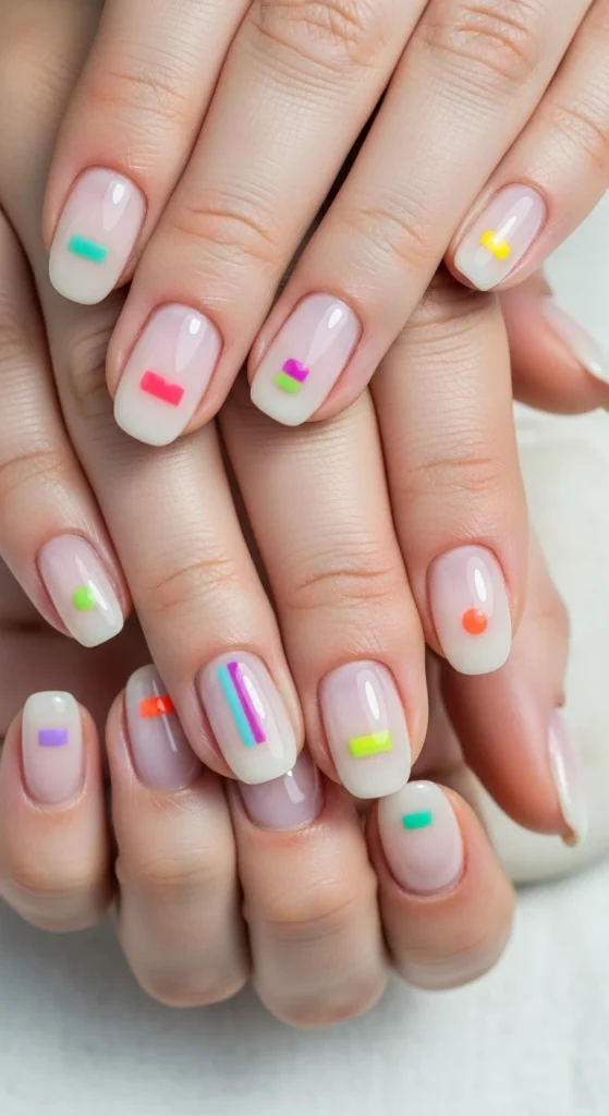 Clean Neutrals with Bright Accents