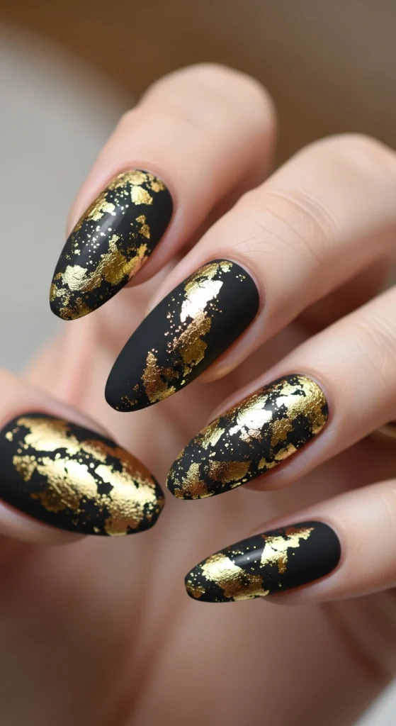 Gold Foil Accents for Artistic Texture