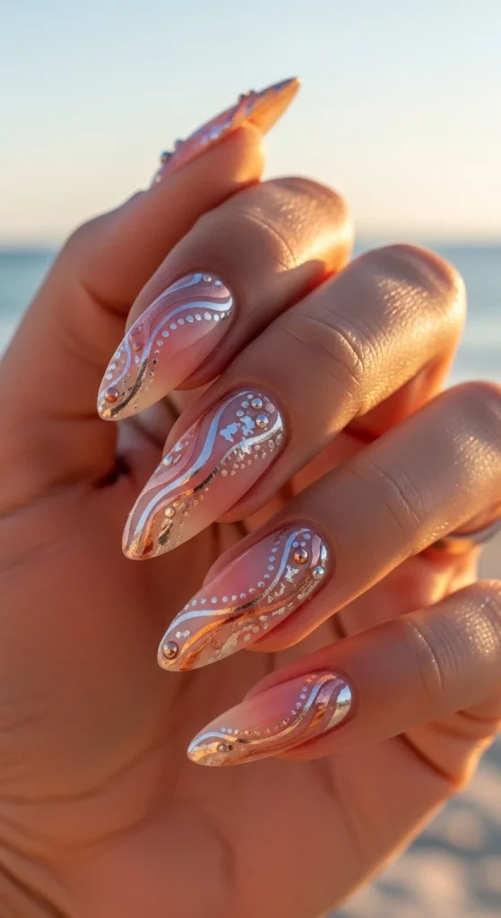 Metallic Highlights for Soft Glam