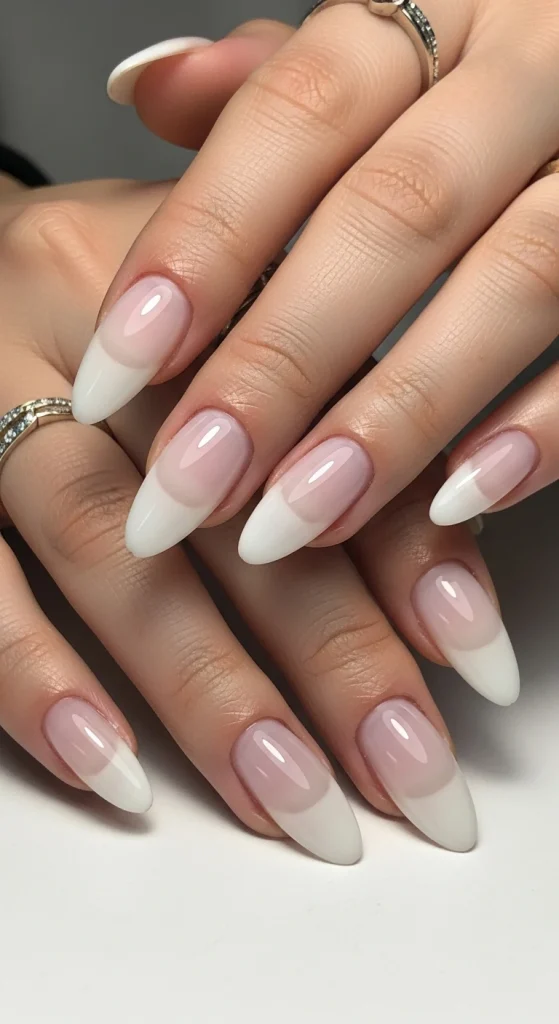 Milky White with Subtle Transparency