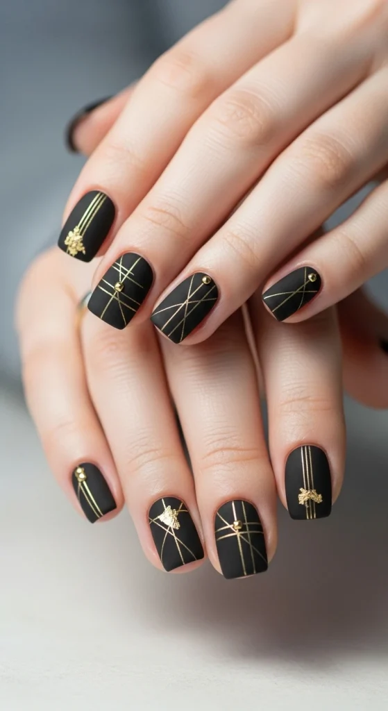 Minimal Lines and Gold Detailing