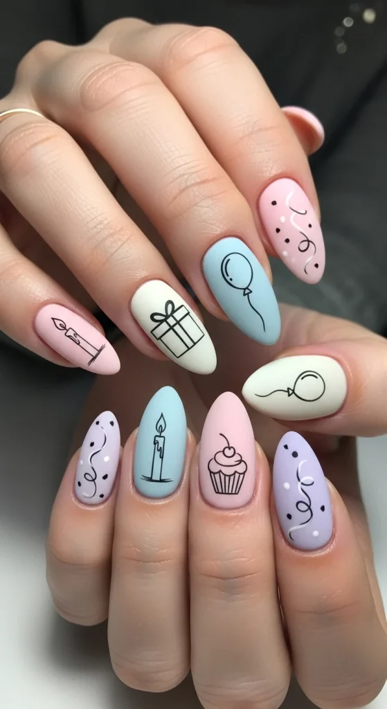 Minimalist Line Art on Soft Bases