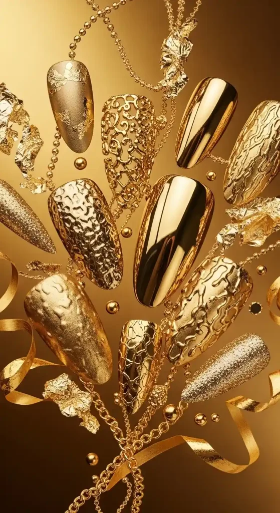 Mixed Gold Textures for Creative Depth