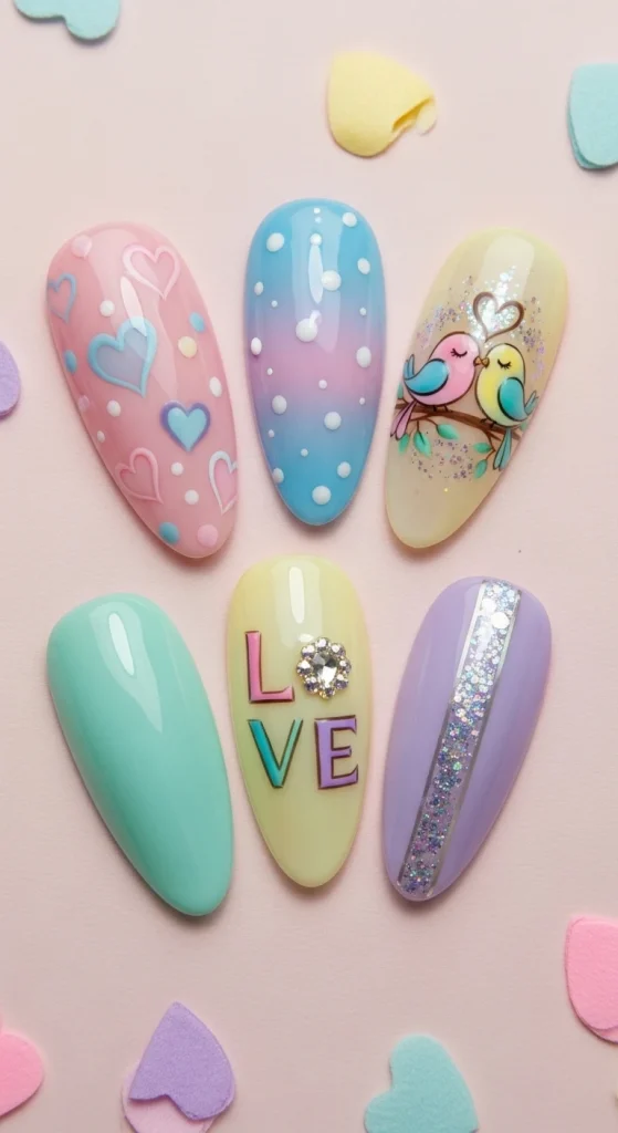 Pastel Love Mix Design