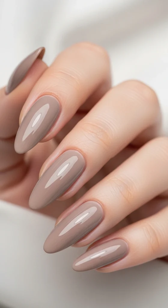 Soft Taupe with High Gloss