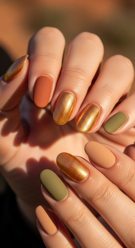 Warm Gold with Earthy Color Pairings